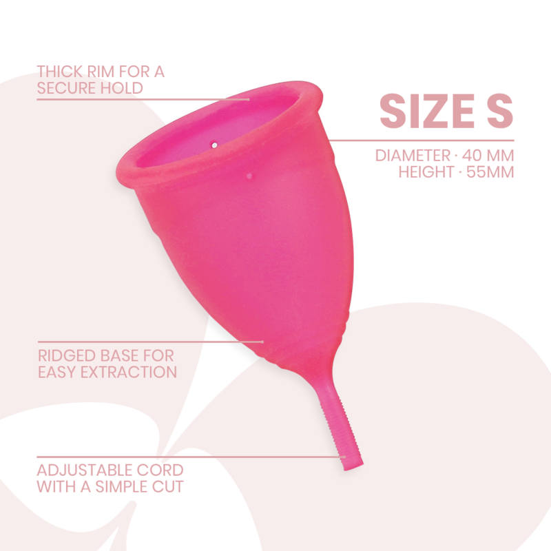 INTIMICHIC - MENSTRUATIECUP MEDISCHE SILICONEN - MAAT S