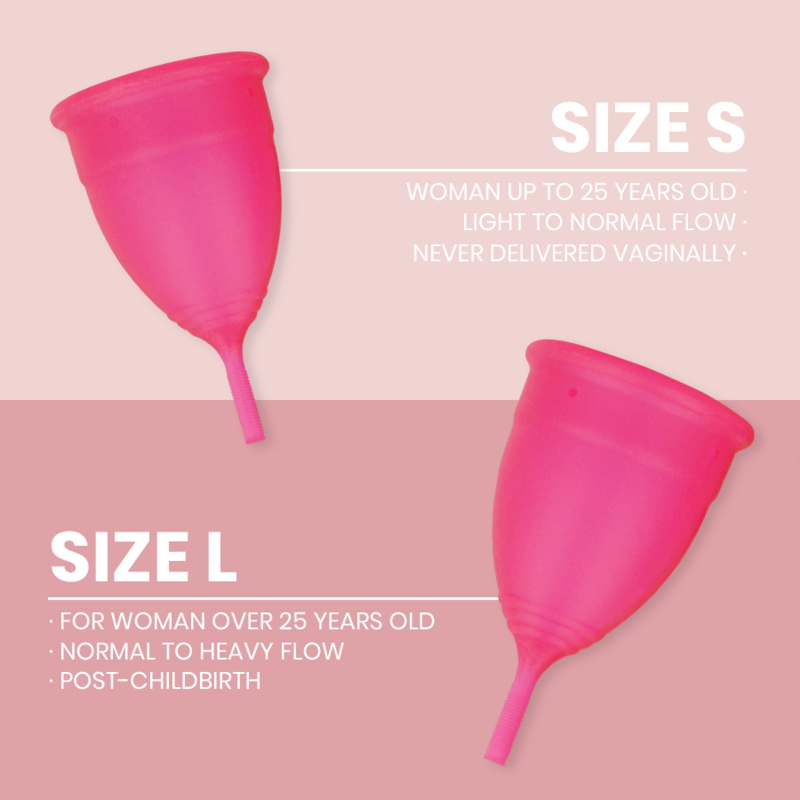 INTIMICHIC - MENSTRUATIECUP MEDISCHE SILICONEN - MAAT L