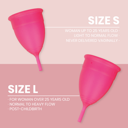 INTIMICHIC - MENSTRUAL CUP MEDIZINISCHES SILIKON - GRÖSSE L