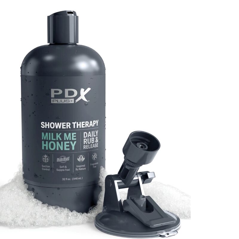 PDX PLUS - MASTURBATEUR STROKER DESIGN DE BOUTEILLE DISCRET SHAMPOING MILK ME HONEY