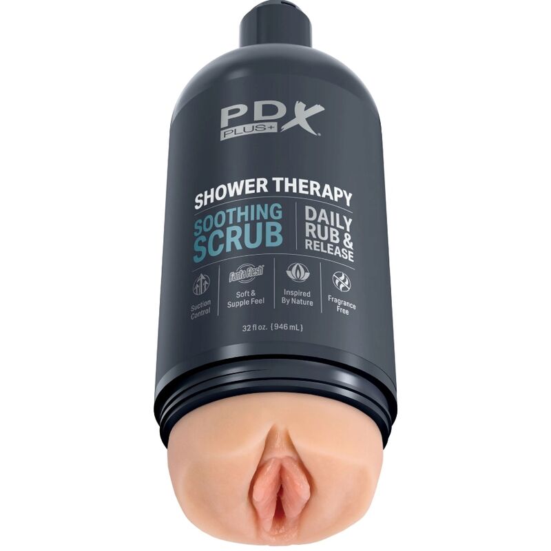 PDX PLUS - STROKER MASTURBATOR DISCREET BOTTLE DESIGN SOOTHING EXFOLIATION SHAMPOO