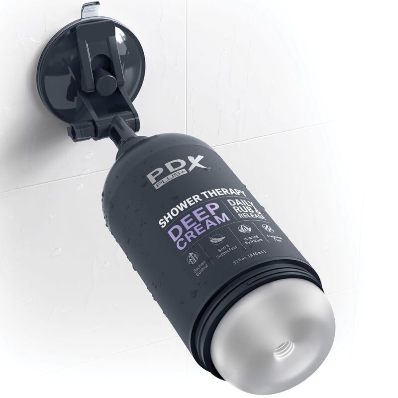 PDX PLUS - MASTURBATEUR STROKER DISCRET AVEC BOUTEILLE DE SHAMPOING CRÈME PROFONDE