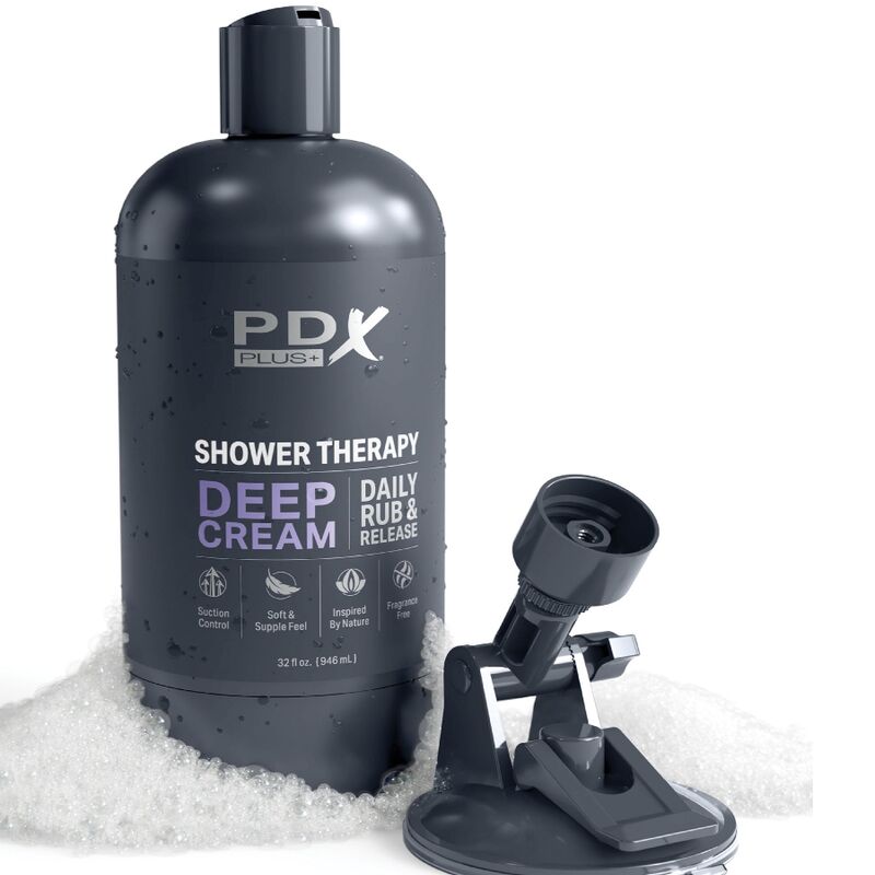 PDX PLUS - MASTURBATEUR STROKER DISCRET AVEC BOUTEILLE DE SHAMPOING CRÈME PROFONDE