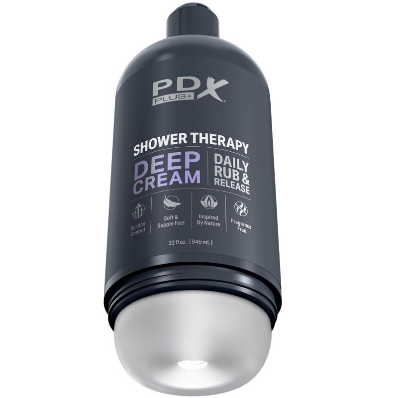 PDX PLUS - MASTURBATEUR STROKER DISCRET AVEC BOUTEILLE DE SHAMPOING CRÈME PROFONDE