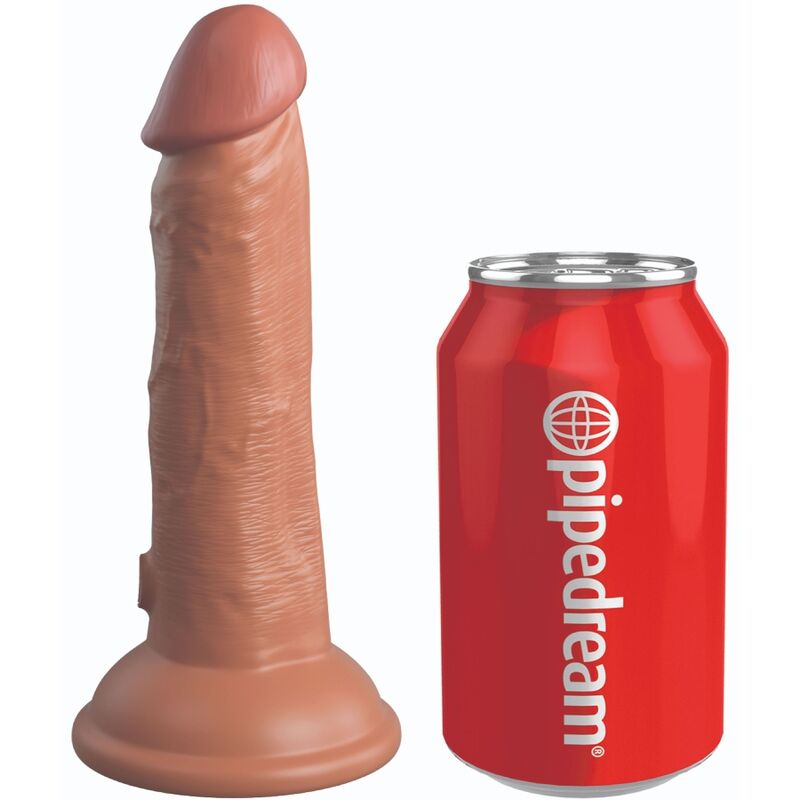 KING COCK - GODE RÉALISTE EN SILICONE ÉLITE 15,2 CM CARAMEL