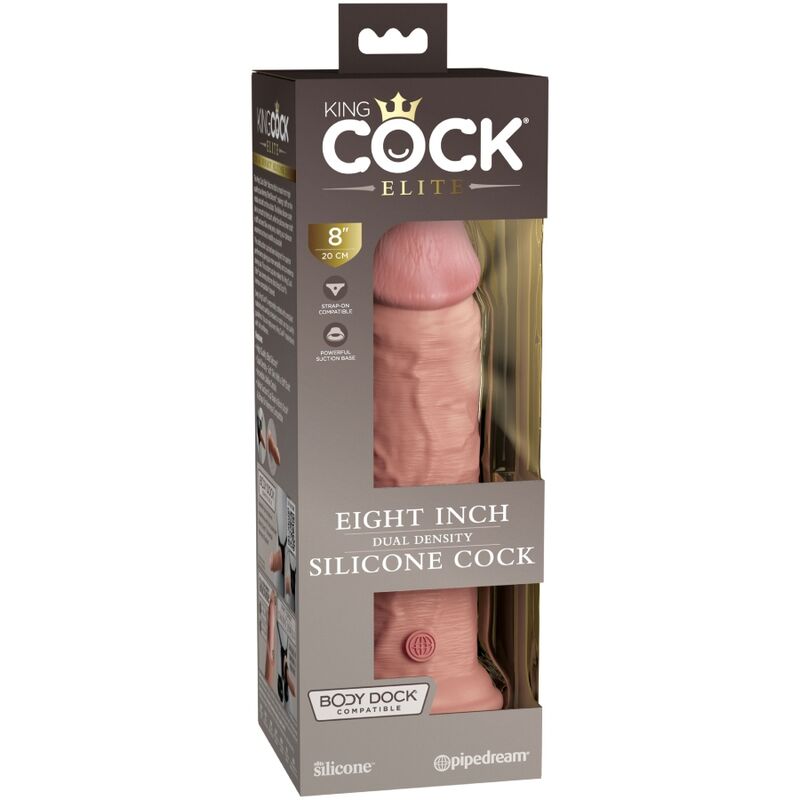 KING COCK - GODE RÉALISTE EN SILICONE ÉLITE 20,3 CM