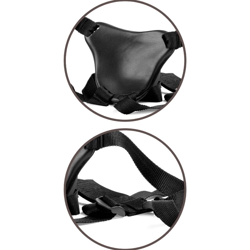 KING COCK - ELITE COMFORTABEL VERSTELBAAR HARNAS MET DILDO 17,8 CM