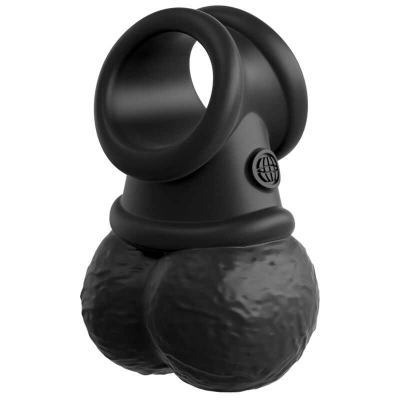 KING COCK - ELITE DELUXE ADJUSTABLE HARNESS KIT RING WITH TESTS &amp; DILDO 20.3 CM
