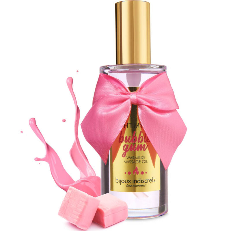 BIJOUX - INDISCRETS LIGHT MY FIRE MASSAGE OIL WARMING EFFECT GUM FLAVOR
