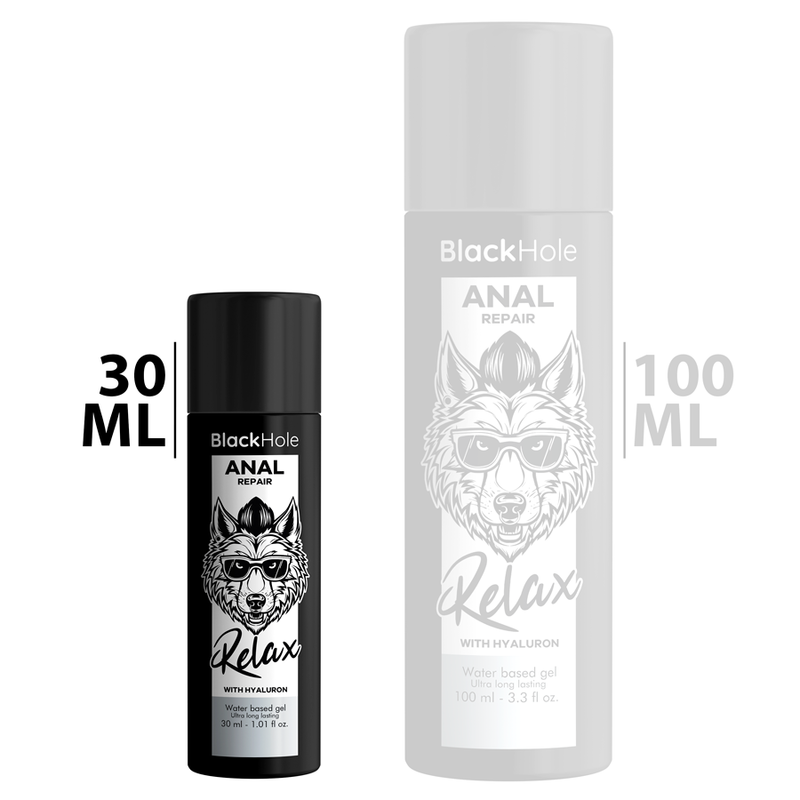 BLACK HOLE - ANAL REPAIR WATER-BASED RELAXATION WITH HYALURONIC ACID 30 ML