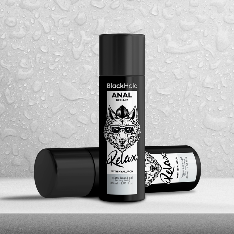BLACK HOLE - RÉPARATION ANALE RELAXATION À BASE D'EAU AVEC ACIDE HYALURONIQUE 30 ML