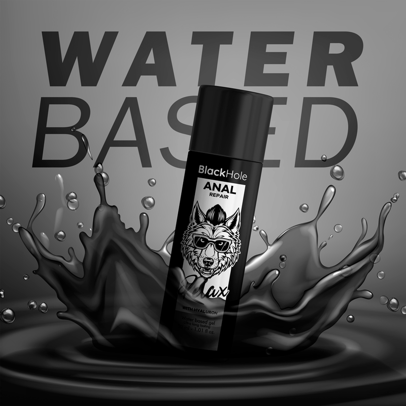 BLACK HOLE - ANAL REPAIR WATER-BASED RELAXATION WITH HYALURONIC ACID 30 ML