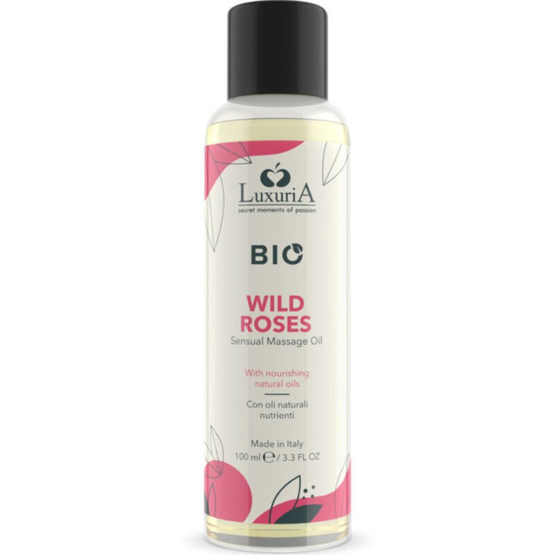 INTIMATELINE LUXURIA - HUILE DE MASSAGE À LA ROSE SAUVAGE BIO 100 ML