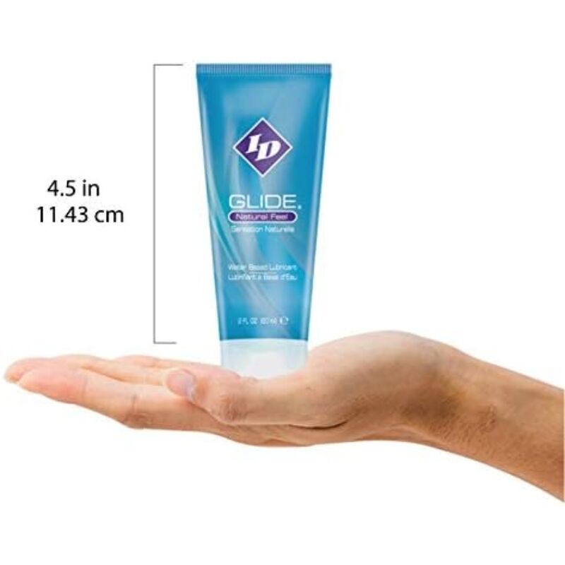 ID GLIDE - LUBRIFIANT À BASE D'EAU TUBE DE VOYAGE ULTRA LONGUE DURÉE 60 ML