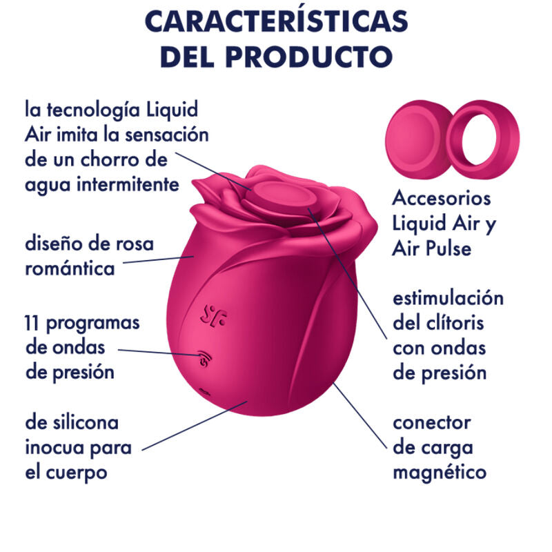 SATISFYER - AIR PULSE PRO 2 KLASSIEKE BLOESEM VIBRATOR