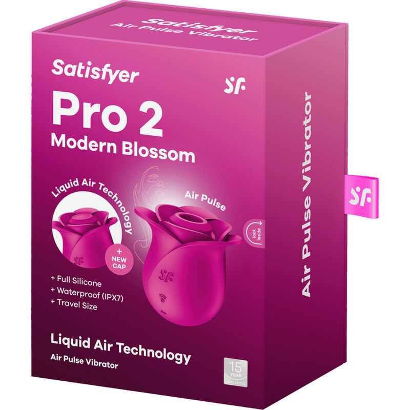 SATISFYER - AIR PULSE PRO 2 MODERNE BLOESEM VIBRATOR