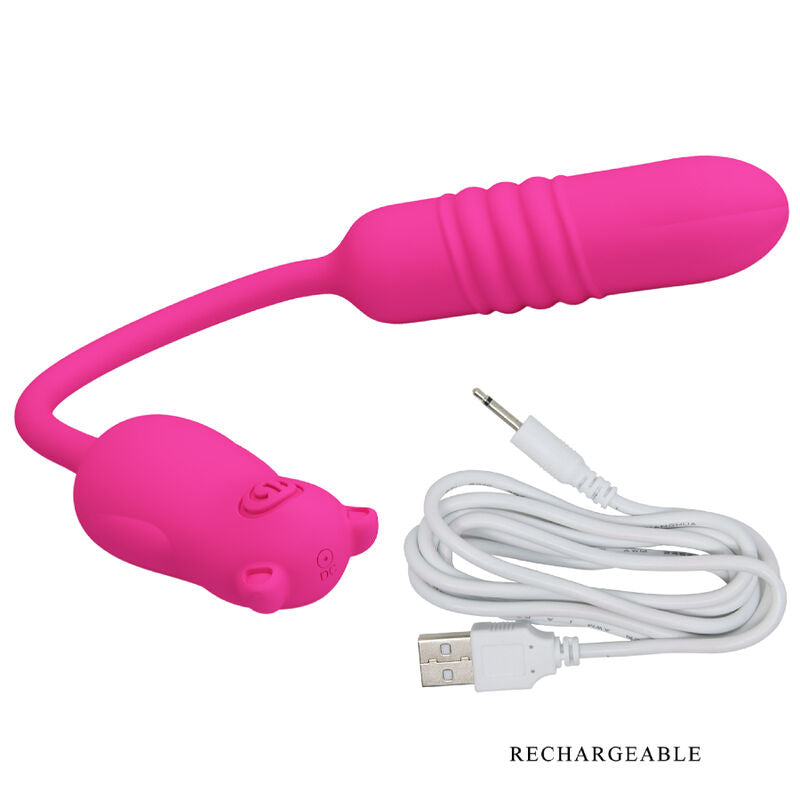 PRETTY LOVE - NOBIKUMA PINK SILICONE VIBRATION BULLET