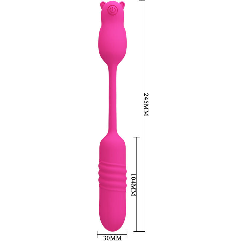 PRETTY LOVE - NOBIKUMA PINK SILICONE VIBRATION BULLET