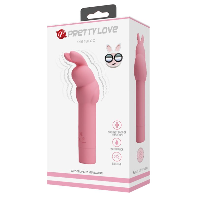 PRETTY LOVE - VIBRATEUR GERARDO PINK RABBIT EN SILICONE