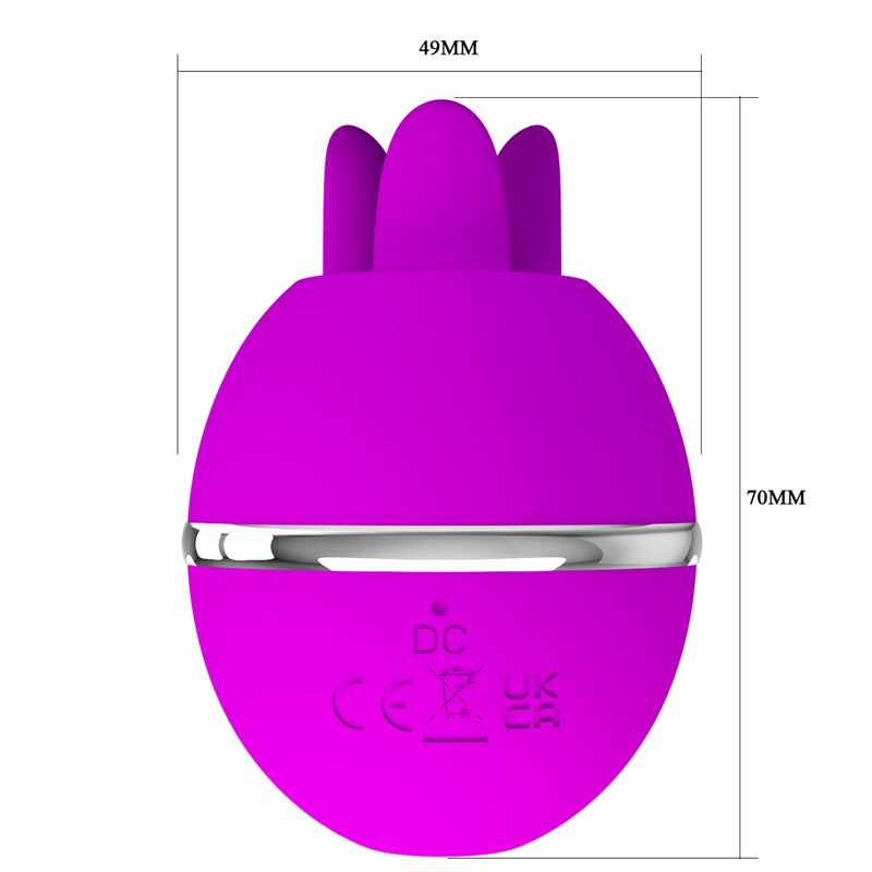 PRETTY LOVE - GEMINI BALL PAARS. RONDE SILICONEN VIBRATOR