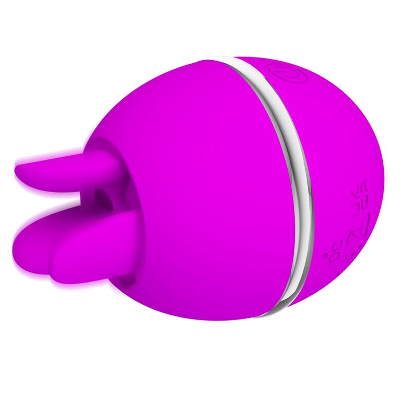 PRETTY LOVE - GEMINI BALL VIOLET. VIBRATEUR ROND EN SILICONE