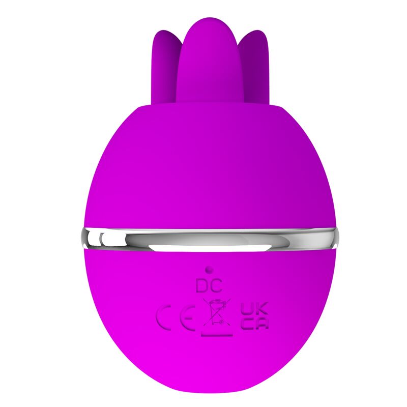 PRETTY LOVE - GEMINI BALL VIOLET. VIBRATEUR ROND EN SILICONE