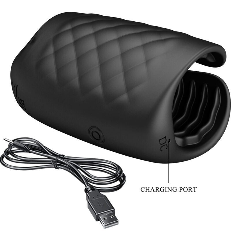 PRETTY LOVE - MASTURBATEUR MANUEL POUR GLANDE VIBRATEUR RECHARGEABLE