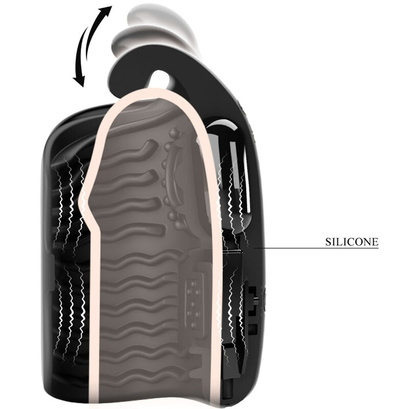 PRETTY LOVE - MASTURBATEUR MANUEL POUR GLANDE VIBRATEUR RECHARGEABLE