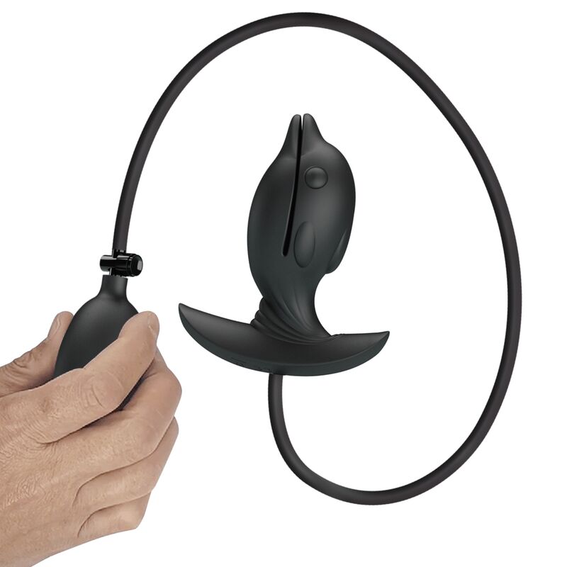 PRETTY LOVE - OPBLAASBARE EN OPLAADBARE DOLFIJN ANAAL PLUG