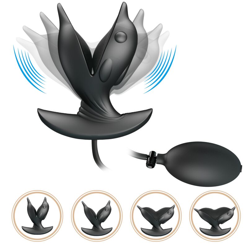 PRETTY LOVE - PLUG ANAL DAUPHIN GONFLABLE ET RECHARGEABLE