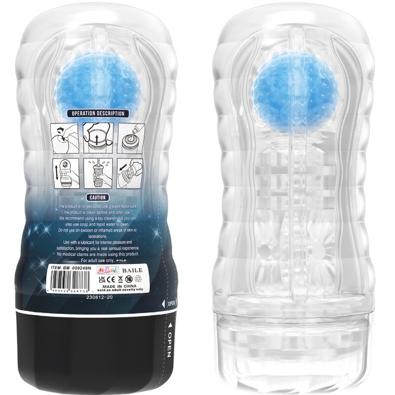 PRETTY LOVE - MANCHON DE MASTURBATEUR PLANET BLUE