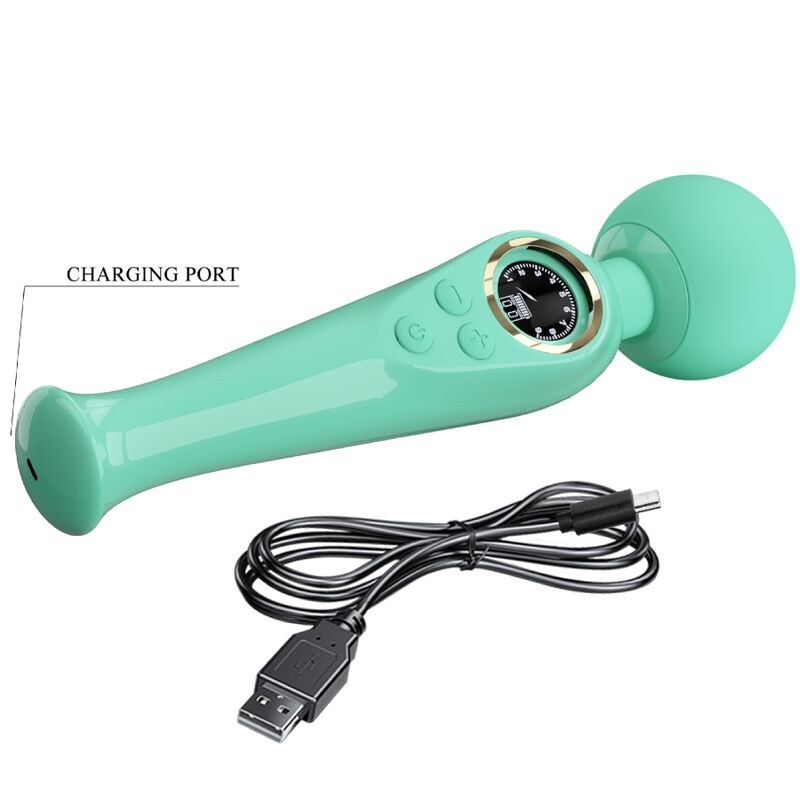PRETTY LOVE - VIBRATEUR SKYLER GREEN WAND