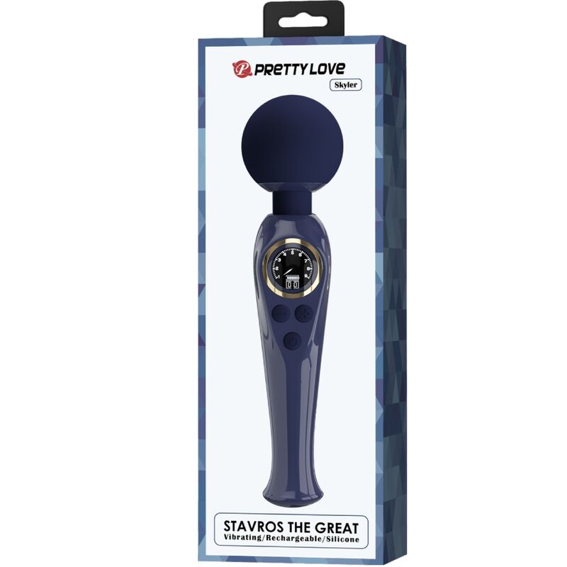 PRETTY LOVE - SKYLER VIBRATEUR ROD BLEU