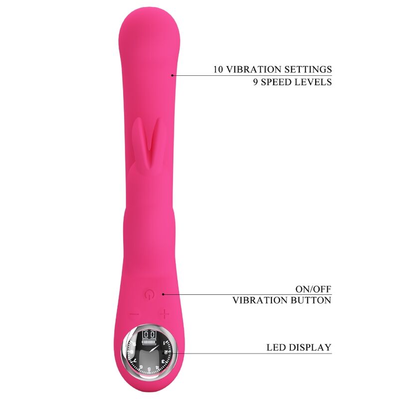 PRETTY LOVE - VIBRATEUR LAMAR RABBIT ET POINT G ROSE