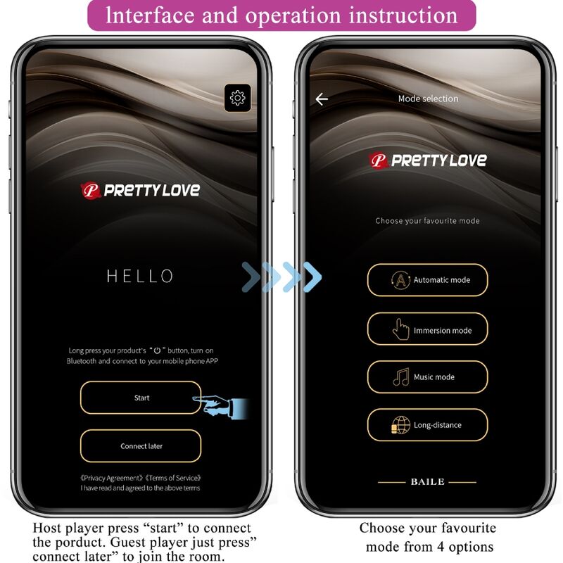 PRETTY LOVE - ŒUF VIBRANT RECHARGEABLE DOREEN MAGENTA AVEC TÉLÉCOMMANDE