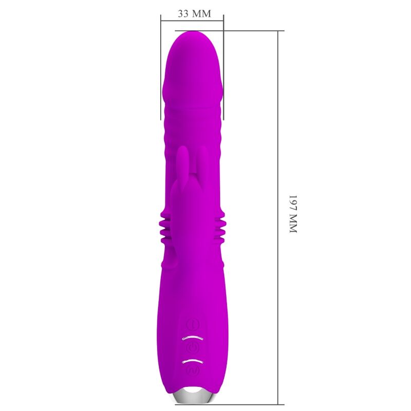 PRETTY LOVE - VIBRATEUR LAPIN RECHARGEABLE DOROTHY PURPLE