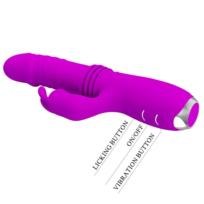 PRETTY LOVE - VIBRATEUR LAPIN RECHARGEABLE DOROTHY PURPLE
