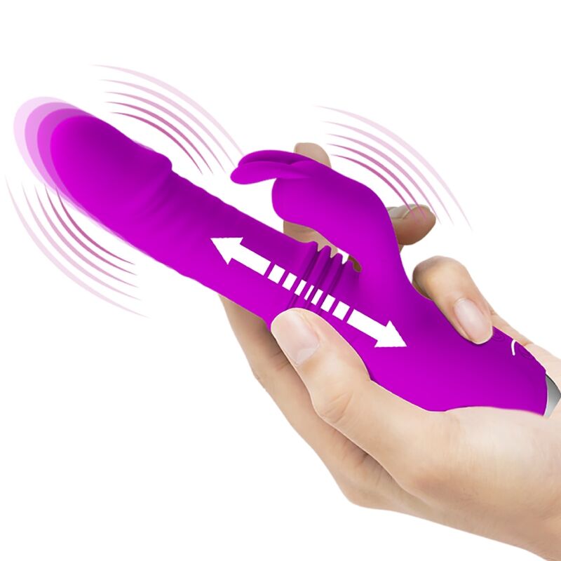 PRETTY LOVE - VIBRATEUR LAPIN RECHARGEABLE DOROTHY PURPLE