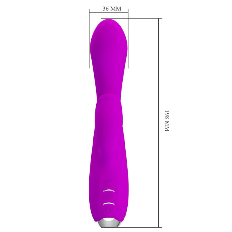 PRETTY LOVE - GLORIA VIBRATEUR LAPIN RECHARGEABLE, ÉTANCHE, VIOLET