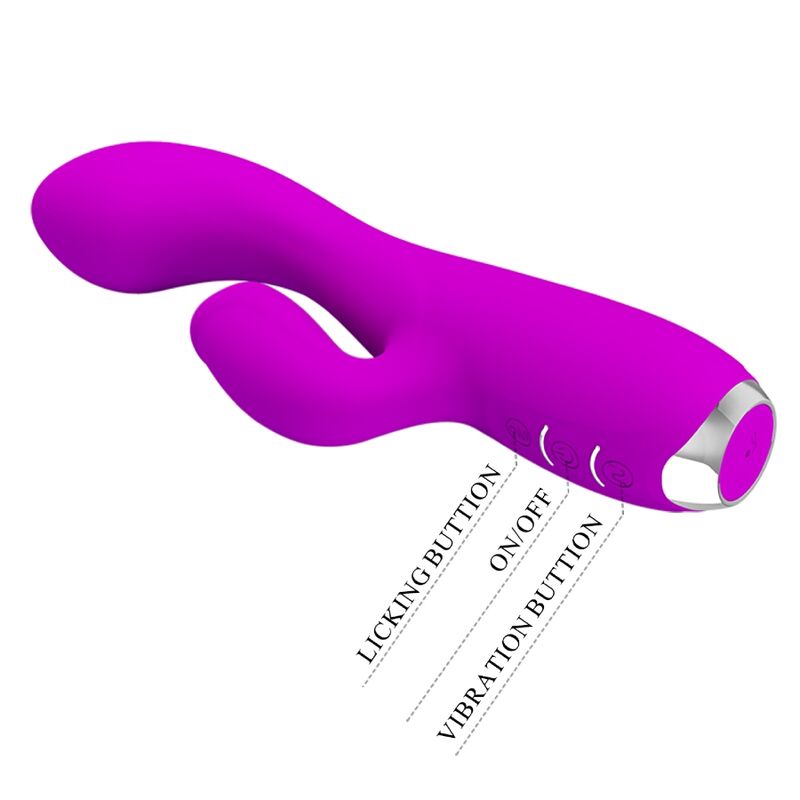 PRETTY LOVE - GLORIA VIBRATEUR LAPIN RECHARGEABLE, ÉTANCHE, VIOLET