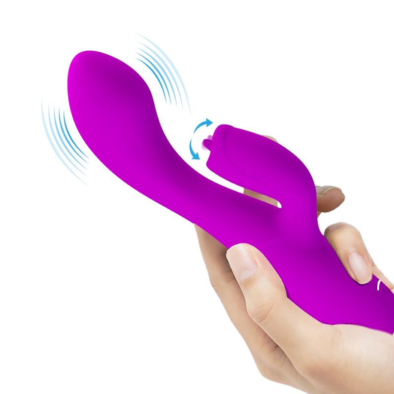 PRETTY LOVE - GLORIA VIBRATEUR LAPIN RECHARGEABLE, ÉTANCHE, VIOLET