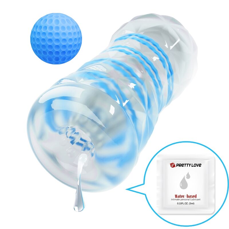PRETTY LOVE - PETIT MASTURBATEUR AVEC SPIRALE BLEUE