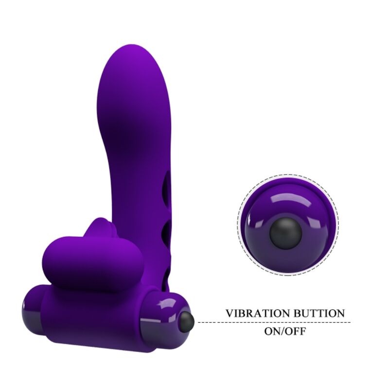 PRETTY LOVE - ÉTUI VIBRATEUR ORLANDO PURPLE POUR DOIGTS