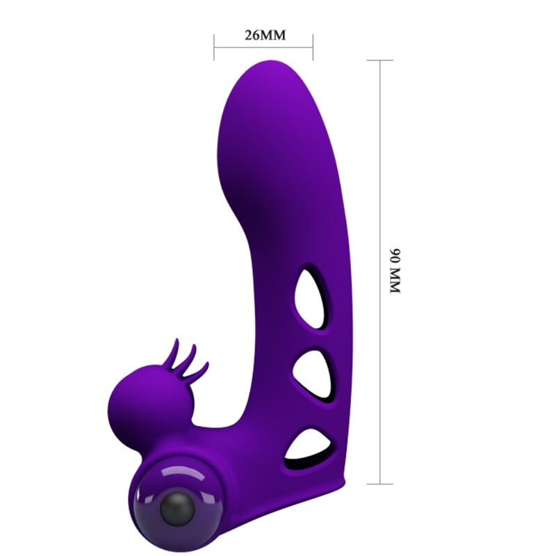 PRETTY LOVE - ÉTUI VIBRATEUR ORLANDO PURPLE POUR DOIGTS