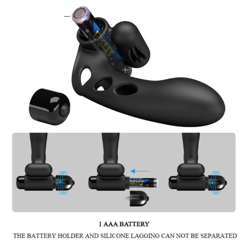 PRETTY LOVE - MANCHONS DE DOIGTS VIBRATEURS ORLANDO BLACK