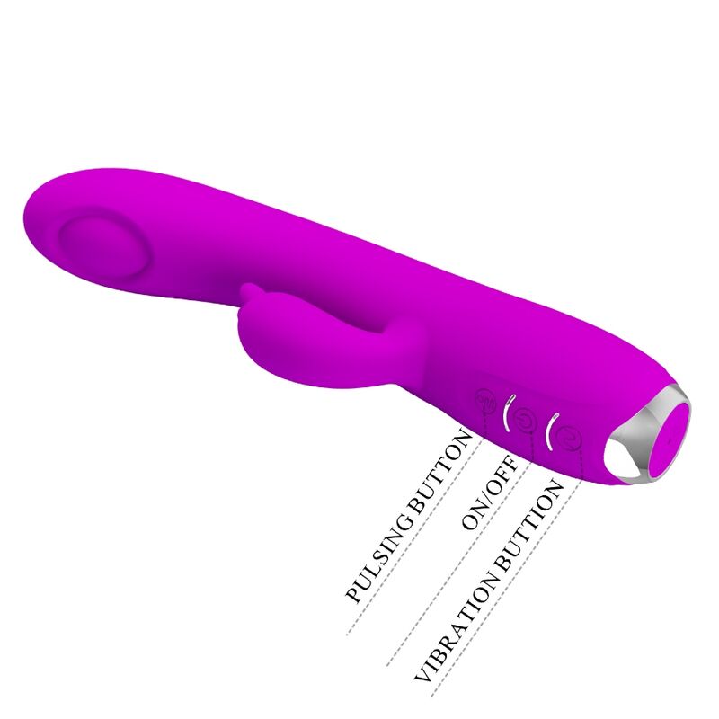 PRETTY LOVE - VIBRATEUR REGINA - ONDES STIMULANTES RECHARGEABLES VIOLET