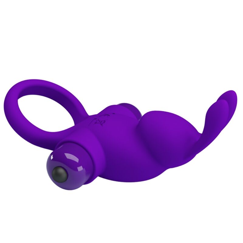 PRETTY LOVE - VIBRATOR RING I KONIJN VOOR PAARSE PENIS