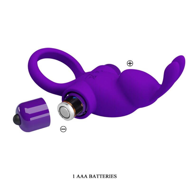PRETTY LOVE - VIBRATOR RING I KONIJN VOOR PAARSE PENIS