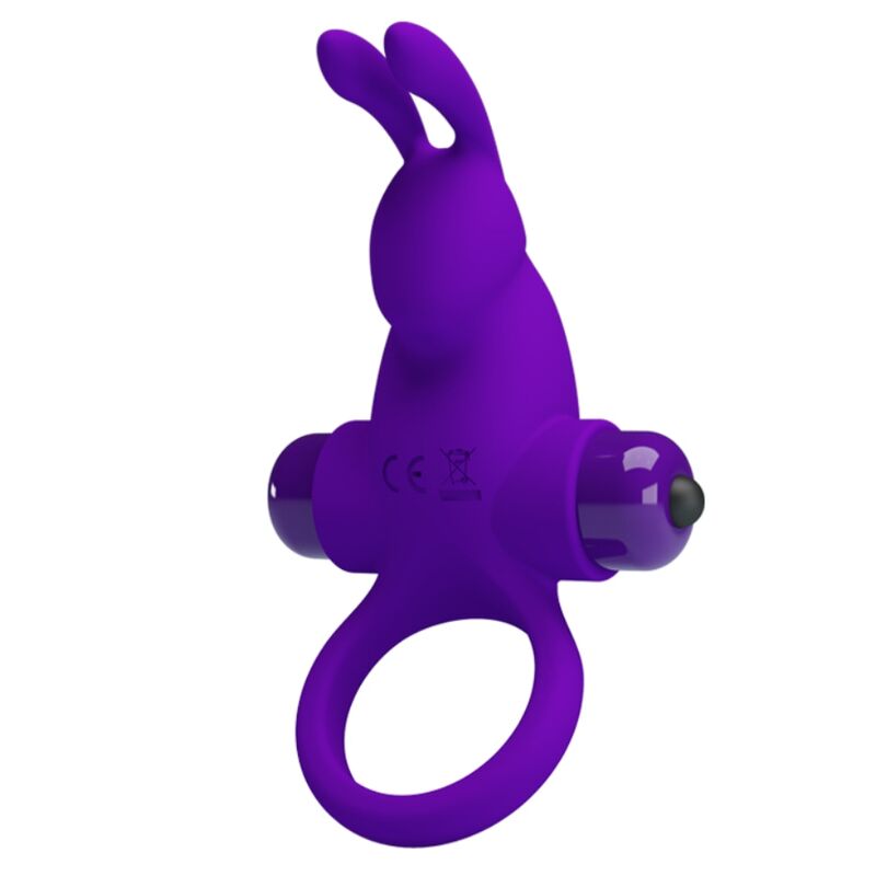 PRETTY LOVE - VIBRATOR RING I KONIJN VOOR PAARSE PENIS