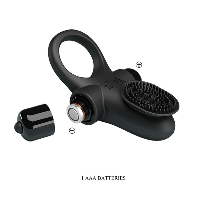 PRETTY LOVE - ANNEAU VIBRATEUR II POUR LE PÉNIS NOIR